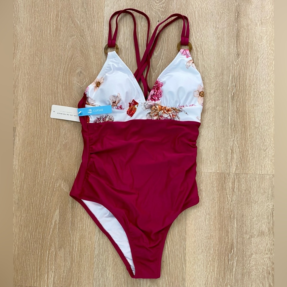 Tummy Control one piece bathing suit